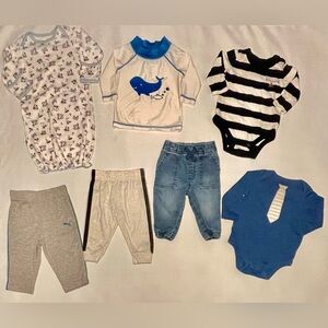 7pc Baby bundle 3-6mo